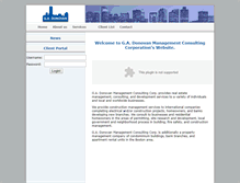 Tablet Screenshot of gadmanagement.com